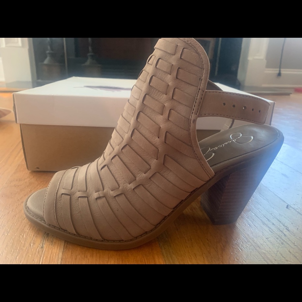 Jessica Simpson Peep-Toe Booties